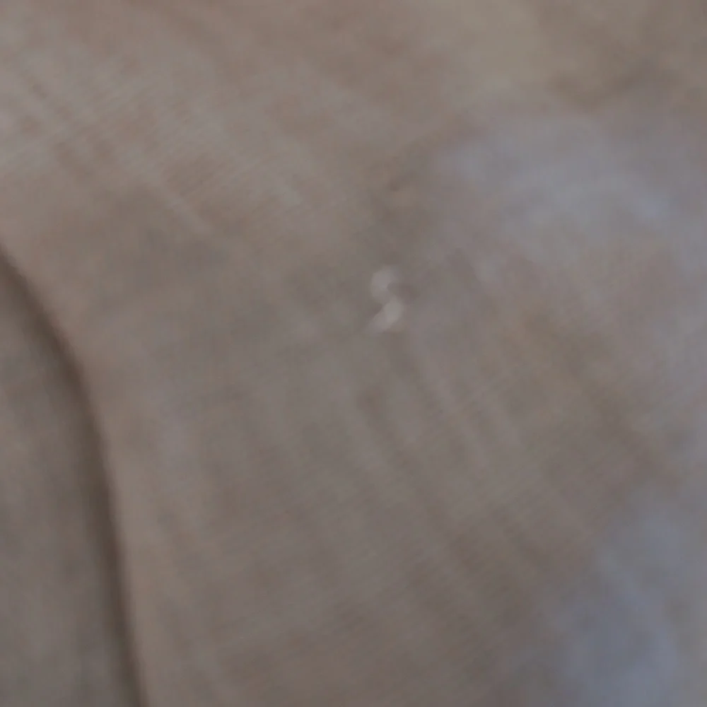 Beige  & solid white scarf - Picture 5 of 5